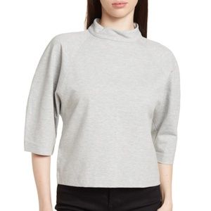 Boxy Mock Neck Top - Club Monaco